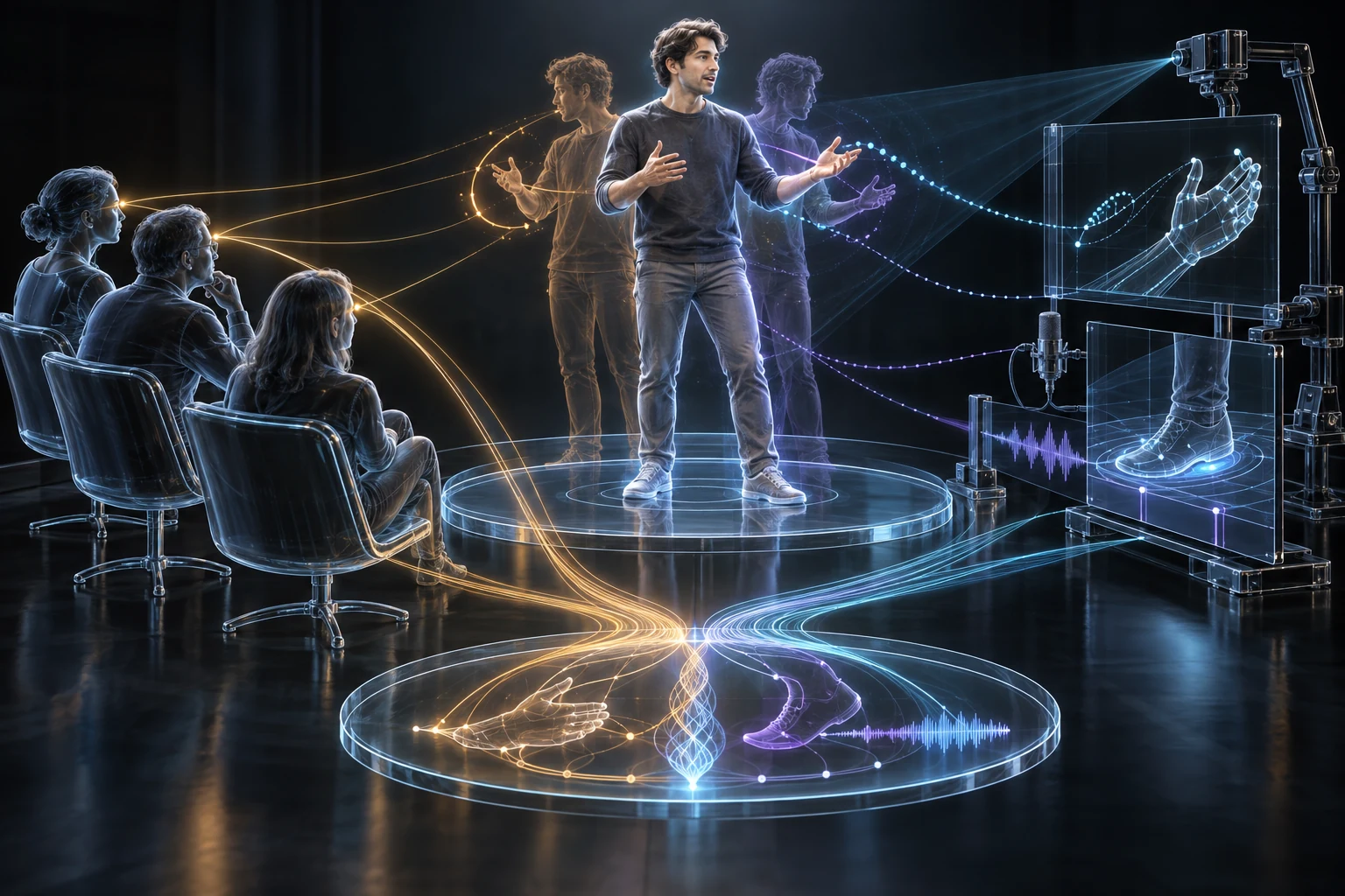 Human observers and measurement instruments assess the same performance and compare their judgments.